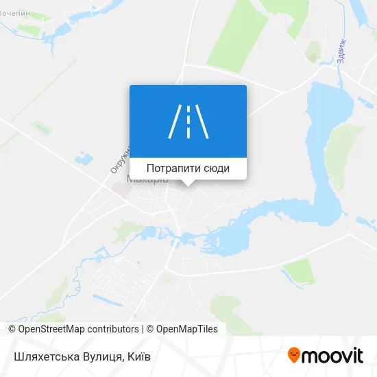 Карта Шляхетська Вулиця