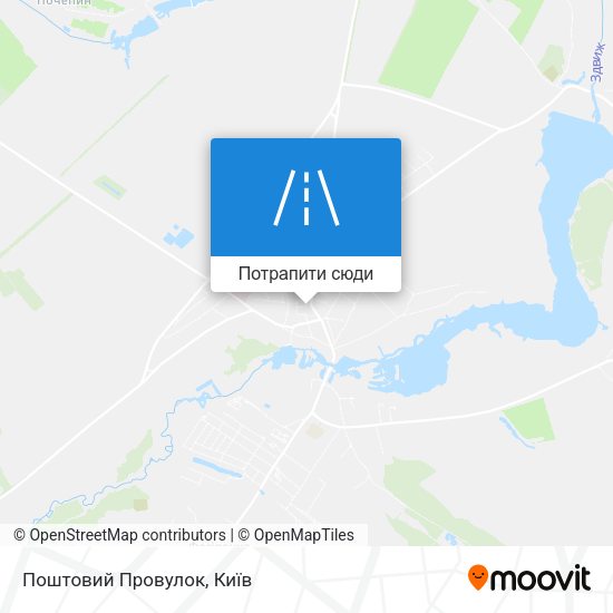 Карта Поштовий Провулок