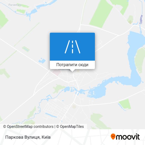 Карта Паркова Вулиця