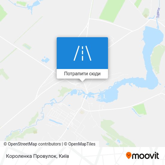 Карта Короленка Провулок