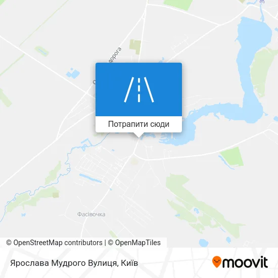 Карта Ярослава Мудрого Вулиця