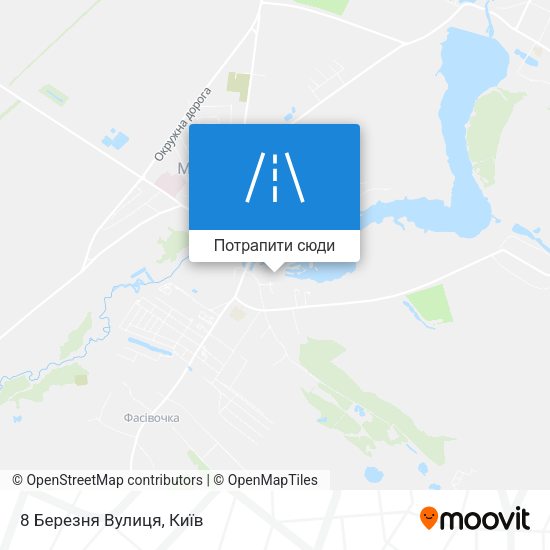 Карта 8 Березня Вулиця