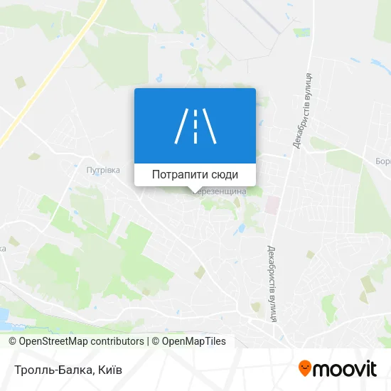 Карта Тролль-Балка