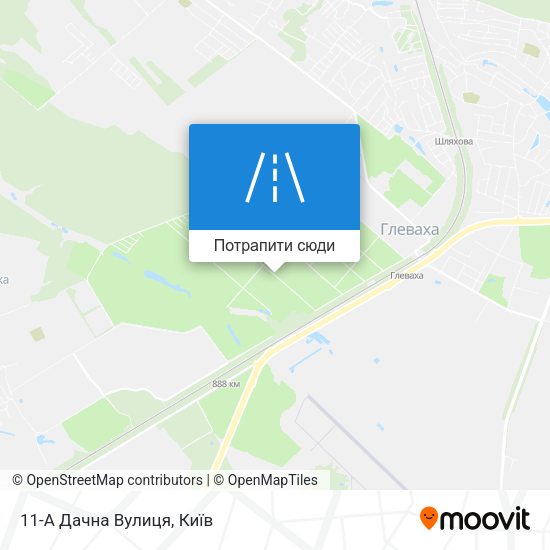 Карта 11-А Дачна Вулиця