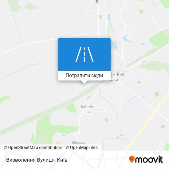 Карта Визволення Вулиця