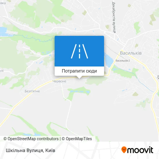 Карта Шкільна Вулиця