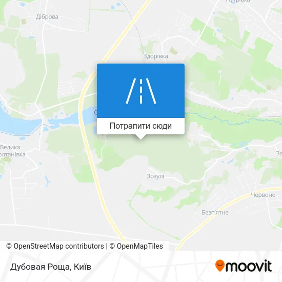 Карта Дубовая Роща