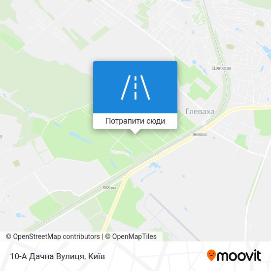 Карта 10-А Дачна Вулиця
