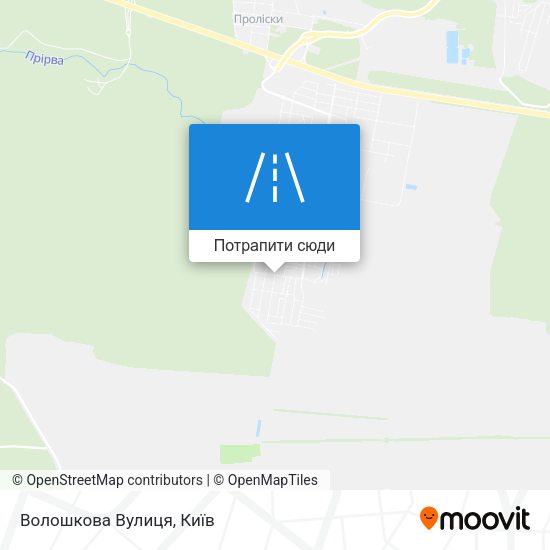 Карта Волошкова Вулиця
