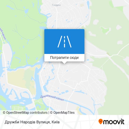 Карта Дружби Народів Вулиця