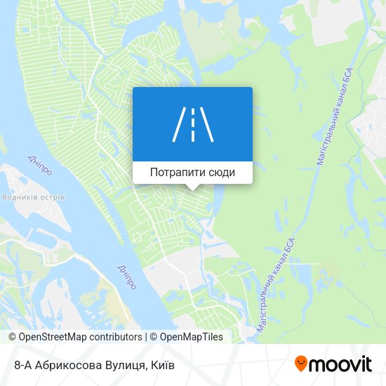 Карта 8-А Абрикосова Вулиця