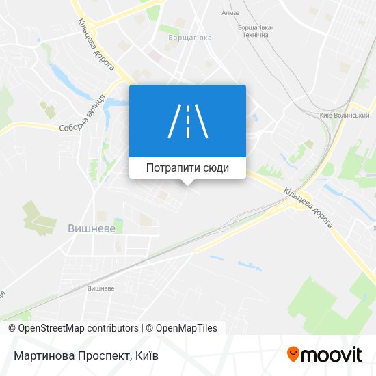 Карта Мартинова Проспект