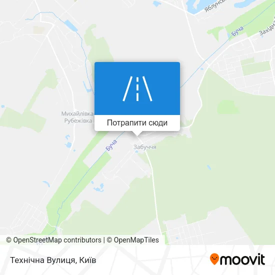 Карта Технічна Вулиця