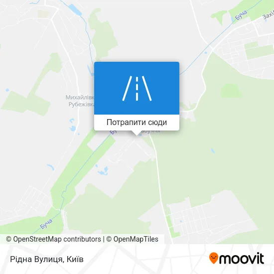 Карта Рідна Вулиця