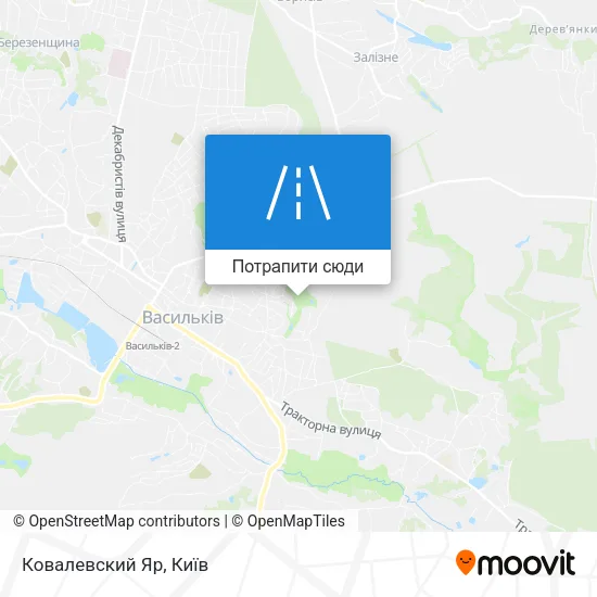 Карта Ковалевский Яр