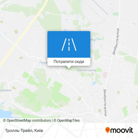Карта Тролль-Трейл
