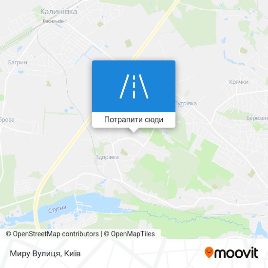 Карта Миру Вулиця