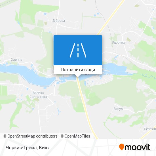 Карта Черкас-Трейл