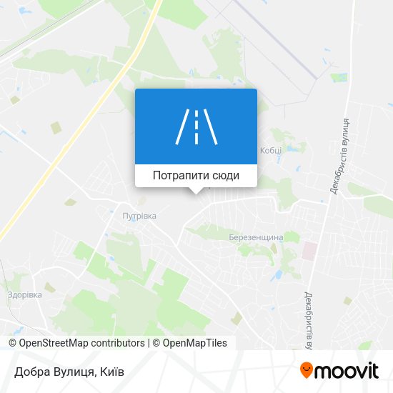 Карта Добра Вулиця