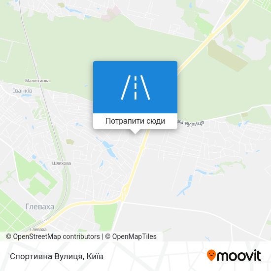 Карта Спортивна Вулиця