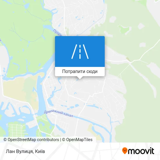Карта Лан Вулиця
