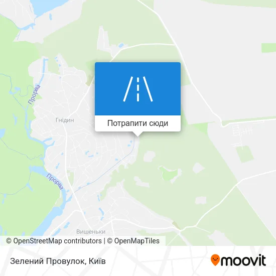 Карта Зелений Провулок