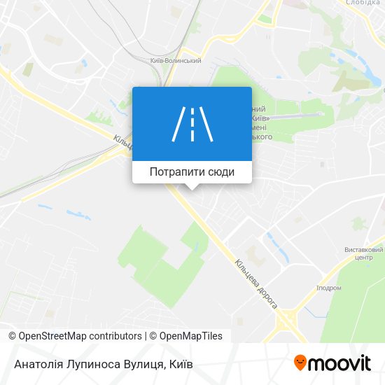Карта Анатолія Лупиноса Вулиця
