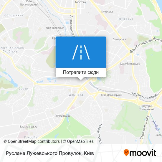 Карта Руслана Лужевського Провулок