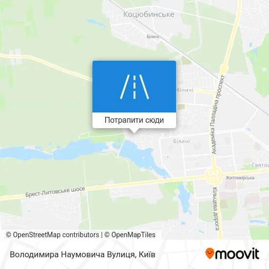 Карта Володимира Наумовича Вулиця