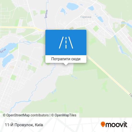 Карта 11-Й Провулок