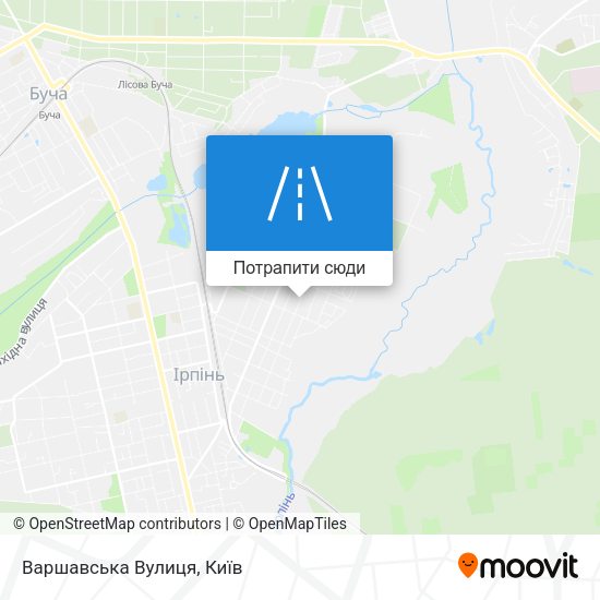 Карта Варшавська Вулиця