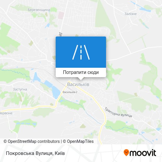 Карта Покровська Вулиця