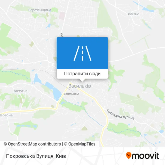 Карта Покровська Вулиця