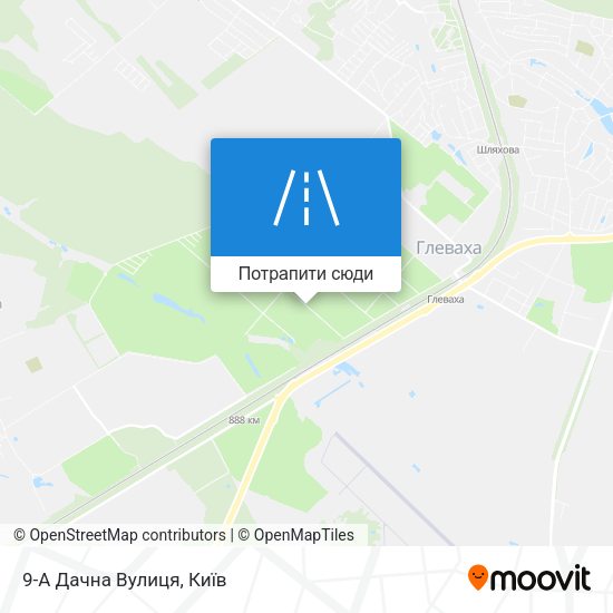 Карта 9-А Дачна Вулиця