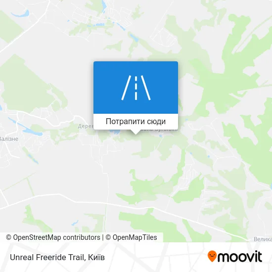 Карта Unreal Freeride Trail