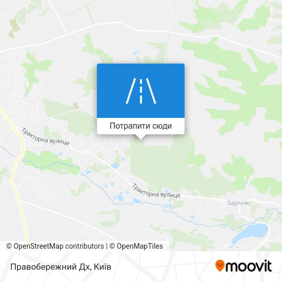 Карта Правобережний Дх