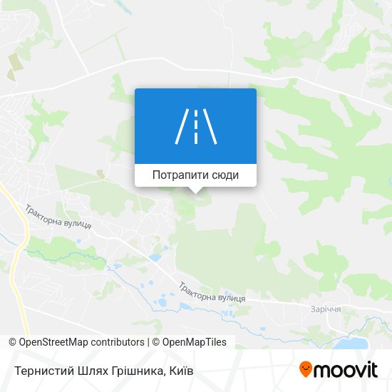 Карта Тернистий Шлях Грішника