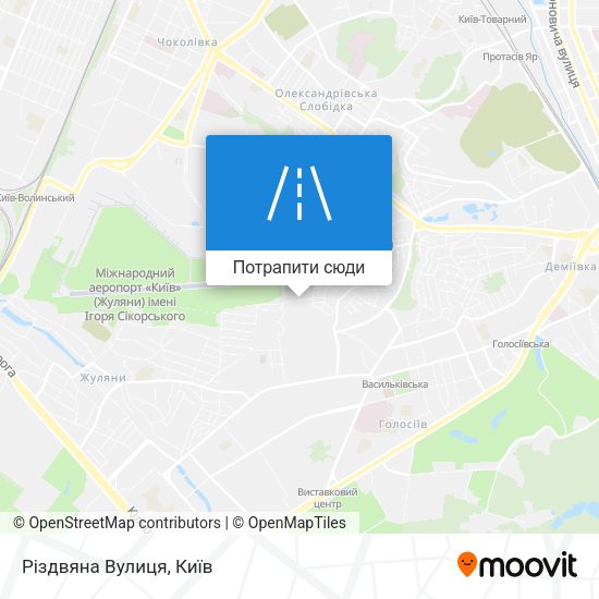 Карта Різдвяна Вулиця