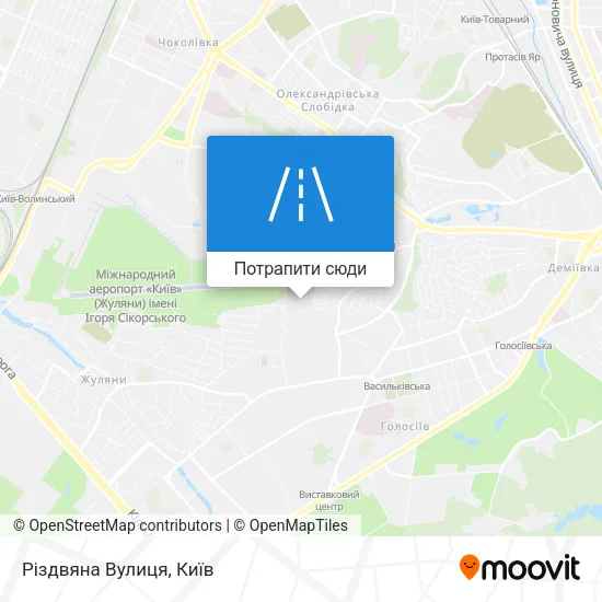 Карта Різдвяна Вулиця