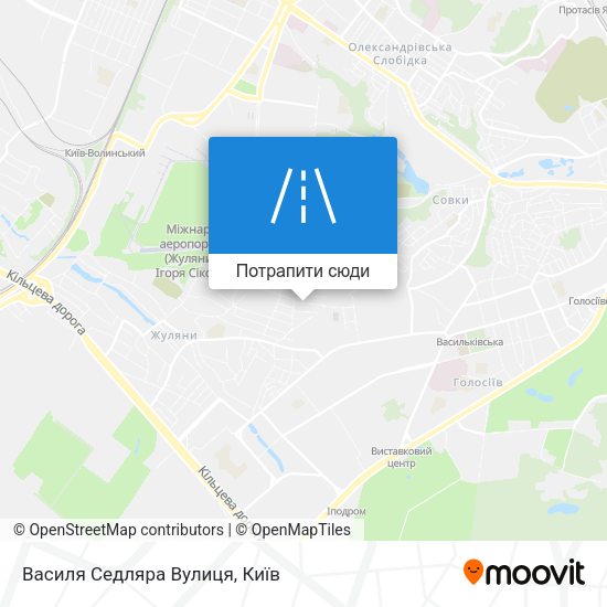 Карта Василя Седляра Вулиця