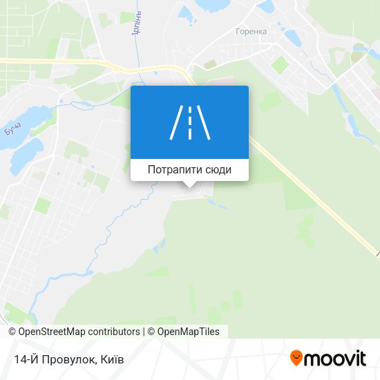 Карта 14-Й Провулок