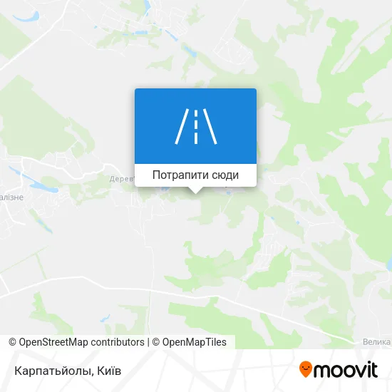 Карта Карпатьйолы