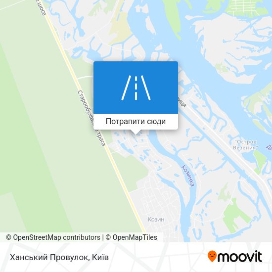 Карта Ханський Провулок