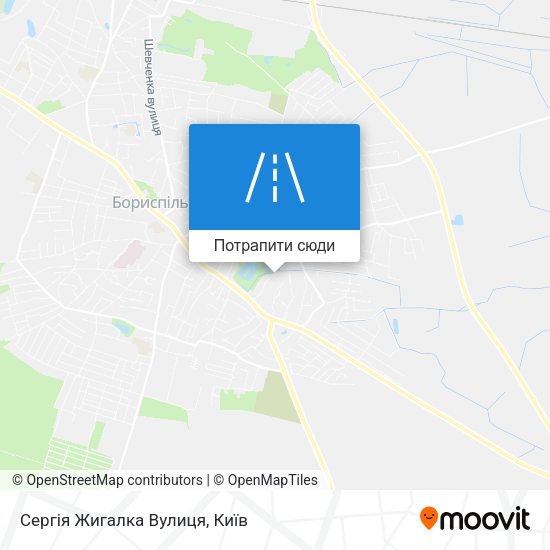 Карта Сергія Жигалка Вулиця