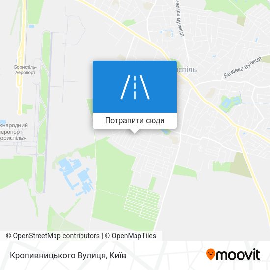 Карта Кропивницького Вулиця