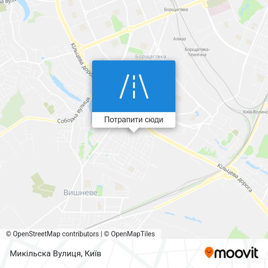 Карта Микільска Вулиця