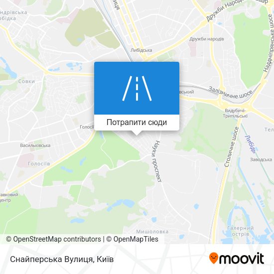 Карта Снайперська Вулиця