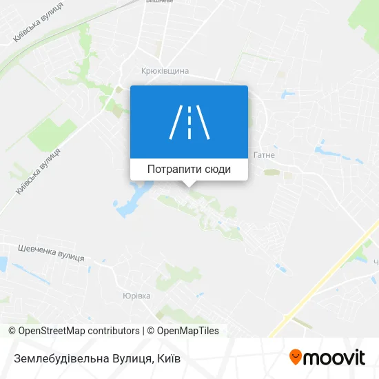 Карта Землебудівельна Вулиця