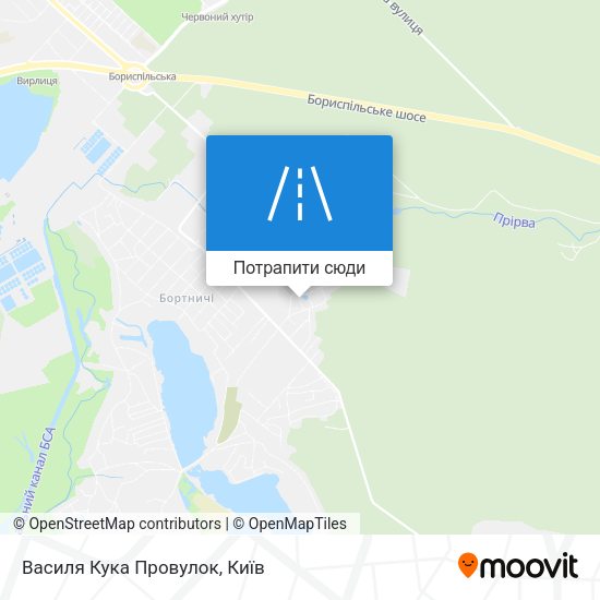 Карта Василя Кука Провулок
