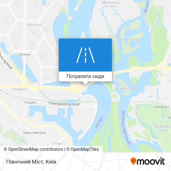 Карта Північний Міст